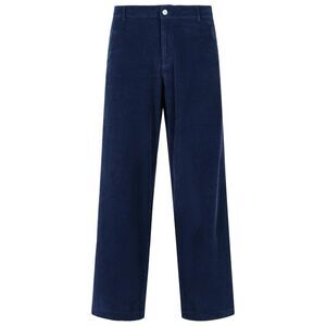 Erl Blue Cotton Pants Men